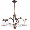 Миниатюра фото подвесная люстра arte lamp bonito a9518lm-8ba | 220svet.ru