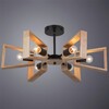 Миниатюра фото потолочная люстра arte lamp a8030pl-6bk | 220svet.ru