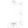 Миниатюра фото подвесной светодиодный светильник eurosvet kontur 40031/1 led белый | 220svet.ru