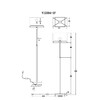 Миниатюра фото торшер moderli солитюд v12004-1f | 220svet.ru