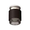 Миниатюра фото комплект накладного светильника ambrella light techno spot xs7511102 sbk/mch/bk черный песок/хром матовый/тонированный (n7928, c7511, n7192) | 220svet.ru