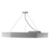 Миниатюра фото подвесной светодиодный cветильник эра hexagon spo-121-w-40k-038 38вт 4000к белый б0050550 | 220svet.ru