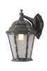 Миниатюра фото уличный настенный светильник arte lamp genova a1202al-1bs | 220svet.ru