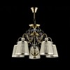 Миниатюра фото подвесная люстра freya driana fr2405-pl-05-bz | 220svet.ru