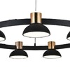 Миниатюра фото подвесная светодиодная люстра indigo traforo 11059/9p black v000183l | 220svet.ru