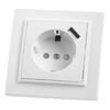 Миниатюра фото розетка feron stekker эрна с/з 16a 250v usb белый pst16901101 39051 | 220svet.ru