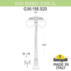 Миниатюра фото садово-парковый фонарь fumagalli gig bisso/g300 2l dn g30.156.s20.wye27dn | 220svet.ru