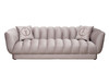 Миниатюра фото диван fabio трехместный велюровый бежевый garda decor fabio-3-2k-colt1001 | 220svet.ru