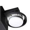 Миниатюра фото уличный настенный светильник novotech haut 371077 черный | 220svet.ru