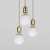 Миниатюра фото подвесной светильник eurosvet bubble 50151/3 золото | 220svet.ru