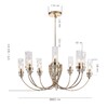 Миниатюра фото потолочная люстра на штанге st luce элегра sl1402.203.10 | 220svet.ru