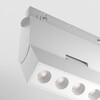 Миниатюра фото трековый магнитный светодиодный светильник maytoni points rot exility tr033-4-12wtw-m-dsz-w | 220svet.ru