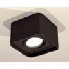 Миниатюра фото комплект накладного светильника ambrella light techno spot xs7833010 sbk черный песок (c7833, n7711) | 220svet.ru