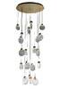 Миниатюра фото подвесная каскадная люстра garda decor 162fl-61502 | 220svet.ru