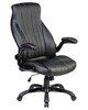 Миниатюра фото кресло руководителя dobrin warren lmr-112b_b-m_el-black-2474 | 220svet.ru