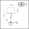 Миниатюра фото настольная лампа odeon light london 4887/1t | 220svet.ru