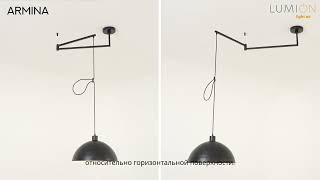 Миниатюра фото подвесной светильник lumion armina 8321/1c черный | 220svet.ru