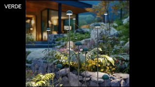 Миниатюра фото уличный садово-парковый светильник odeon light verde 7122/4gla темно-зеленый | 220svet.ru