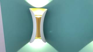 Миниатюра фото уличный настенный светодиодный светильник odeon light krista 3886/6wg | 220svet.ru