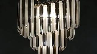 Миниатюра фото каскадная люстра divinare frizzante 1681/01 lm-9 | 220svet.ru