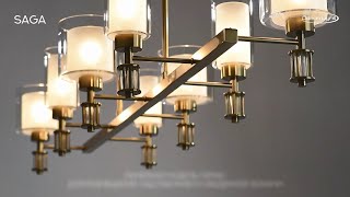 Миниатюра фото бра odeon light saga 5088/1wa античная бронза | 220svet.ru