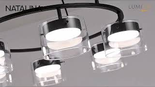 Миниатюра фото подвесной светильник lumion natalina 8232/1y черный | 220svet.ru