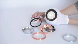 Миниатюра фото внутреннее декоративное кольцо к артикулам 370529 - 370534 novotech unite 370538 | 220svet.ru